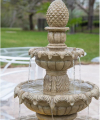 Kenroy Home 51010SNDST Ibiza Water Fountain, Outdoor Floor Fountain, Sandstone