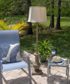 Kenroy Home 32269COQN Patio Floor Lamps, Outdoor, Coquina