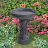 Kenroy Home 51139ZC Birdbath, Bird Bath, Zinc