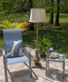 Kenroy Home 32269COQN Patio Floor Lamps, Outdoor, Coquina